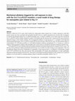 Research paper thumbnail of Mechanical allodynia triggered by cold exposure in mice with the Scn11a p.R222S mutation: a novel model of drug therapy for neuropathic pain related to NaV1.9