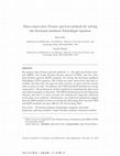 Research paper thumbnail of Mass-conservative Fourier spectral methods for solving the fractional nonlinear Schrödinger equation