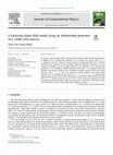 Research paper thumbnail of A fractional phase-field model using an infinitesimal generator of α stable Lévy process