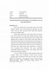 Research paper thumbnail of Hukum Islam memiliki peran yang signifikan dalam sistem hukum Indonesia, terutama dalam urusan keluarga dan perkawinan bagi umat Muslim. Salah satu aspek yang paling terlihat adalah dalam pengaturan