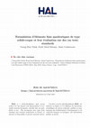 Research paper thumbnail of Formulation d'éléments finis quadratiques de type solide-coque et leur évaluation sur des cas tests standards