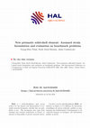 Research paper thumbnail of New prismatic solid-shell element: Assumed strain formulation and evaluation on benchmark problems