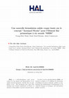 Research paper thumbnail of Une nouvelle formulation solide–coque basée sur le concept «Assumed Strain» pour l'élément fini prismatique à six nœuds «SHB6»