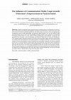 Research paper thumbnail of Pengaruh Penggunaan Media Komunikasi Terhadap Keberdayaan Nelayan Di Pulau Pasaran Bandar Lampung