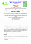 Research paper thumbnail of Adoption of Innovation of Sapta Pesona Program: Case Hotel in East Jakarta