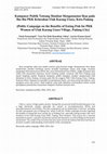 Research paper thumbnail of Kampanye Publik Tentang Manfaat Mengonsumsi Ikan pada Ibu-Ibu PKK Kelurahan Ulak Karang Utara, Kota Padang