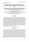 Research paper thumbnail of Diseminasi Instalasi Fertigasi (Irigasi Tetes) Guna Menghemat Penggunaan Air untuk Pertanian di Kelurahan Beji