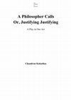 Research paper thumbnail of A Philosopher Calls SCRIPT