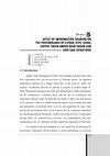 Research paper thumbnail of Effect of information sharing on the performance of a four stage serial supply chain under back order and lost sale situations