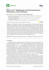 Research paper thumbnail of Effect of La3+ Modification on the Electrochemical Performance of Na3V2(PO4)2F3