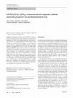 Research paper thumbnail of LiVPO4F/Li3V2(PO4)3 nanostructured composite cathode materials prepared via mechanochemical way