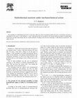 Research paper thumbnail of Hydrothermal reactions under mechanochemical action