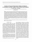 Research paper thumbnail of Synthesis of nanosized materials for lithium-ion batteries by mechanical activation. Studies of their structure and properties