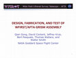 Research paper thumbnail of Design, Fabrication, and Test of Wfirst/Afta Grism Assembly