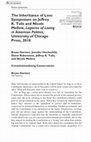 Research paper thumbnail of The Inheritance of Loss: Symposium on Jeffrey K. Tulis and Nicole Mellow, Legacies of Losing in American Politics, University of Chicago Press, 2018