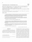 Research paper thumbnail of Elevación diafragmática con colapso de la aurícula derecha y síntomas de falla cardíaca: Reporte de un caso