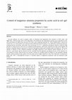 Research paper thumbnail of Control of magnesia–alumina properties by acetic acid in sol–gel synthesis