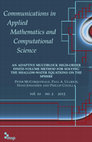 Research paper thumbnail of An adaptive multiblock high-order finite-volume method for solving the shallow-water equations on the sphere