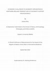 Research paper thumbnail of ECONOMIC CHALLENGES TO MIGRANT INTEGRATION IN NORTHERN IRELAND. Aca.Edu