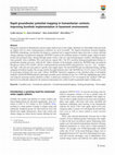 Research paper thumbnail of Rapid groundwater potential mapping in humanitarian contexts: improving borehole implementation in basement environments