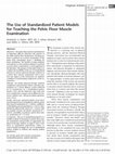 Research paper thumbnail of The Use of Standardized Patient Models for Teaching the Pelvic Floor Muscle Examination