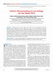 Research paper thumbnail of Uniform Benchmarking of Low-Voltage van der Waals FETs