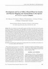 Research paper thumbnail of Development and use of Ssrs of bread wheat for genetic and physical mapping and transferability to the species of Triticum-Aegilops complex