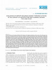 Research paper thumbnail of EVALUATION OF AIRPORT BUILDINGS AGAINST TERRORIST ATTACKS IN THE CONTEXT OF ARCHITECTURE AND PLANNING CRITERIA: FIVE CASE STUDY