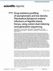 Research paper thumbnail of Drug resistance profiling of asymptomatic and low-density Plasmodium falciparum malaria infections on Ngodhe island, Kenya, using custom dual-indexing next-generation sequencing