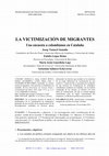 Research paper thumbnail of La victimización de migrantes: Una encuesta a colombianos en Cataluña