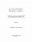 Research paper thumbnail of Representing Intangible Cultural Heritage: A Case Study on Living Presentations in the Mekong River - Connecting Cultures Program at the 2007 Smithsonian Folklife Festival