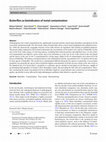 Research paper thumbnail of Butterflies as bioindicators of metal contamination