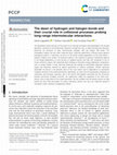 Research paper thumbnail of The dawn of hydrogen and halogen bonds and their crucial role in collisional processes probing long-range intermolecular interactions