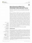 Research paper thumbnail of Stereodynamical Effects by Anisotropic Intermolecular Forces