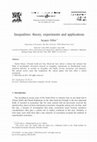 Research paper thumbnail of Inequalities: theory, experiments and applications