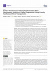 Research paper thumbnail of Surface-Assisted Laser Desorption/Ionization Mass Spectrometry Analysis of Latent Fingermarks Using Greenly Synthesized Silver Nanoparticles