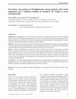 Research paper thumbnail of Prevalence and pattern of Dyslipidaemia among patients with newly diagnosed type 2 diabetes mellitus in Southern Sri Lanka; a cross sectional study