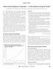 Research paper thumbnail of Home haemodialysis in Australia — is the wheel turning full circle?