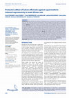 Research paper thumbnail of Protective effect of Salvia officinalis against cypermethrininduced reprotoxicity in male Wistar rats