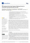 Research paper thumbnail of The Isoform GC1f of the Vitamin D Binding Protein Is Associated with Bronchiectasis Severity