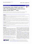 Research paper thumbnail of {"__content__"=>"Counteracting roles of MHCI and CD8 T cells in the peripheral and central nervous system of ALS SOD1 mice.", "sup"=>[{"__content__"=>"+"}, {"__content__"=>"G93A"}]}