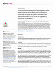 Research paper thumbnail of A retrospective analysis of pathogen profile, antimicrobial resistance and mortality in neonatal hospital-acquired bloodstream infections from 2009–2018 at Tygerberg Hospital, South Africa