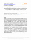 Research paper thumbnail of Effects of hypoxia and elevated ammonia concentration on the viability of red snapper embryos and early larvae