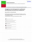 Research paper thumbnail of Struggling to ‘see the big picture’: professional learning, policy and precarious employment