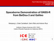 Research paper thumbnail of Spaceborne Demonstration of GNSS-R from BeiDou-3 and Galileo