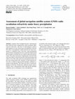 Research paper thumbnail of Assessment of global navigation satellite system (GNSS) radio occultation refractivity under heavy precipitation