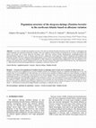 Research paper thumbnail of Structure de la population de Pandalus borealis en Atlantique nord-est basée sur la variation des alloenzymes