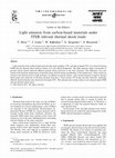 Research paper thumbnail of Light emission from carbon-based materials under ITER relevant thermal shock loads