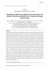 Research paper thumbnail of Modelling the RESS: Describing Electrical Parameters of Batteries and Electric Double-Layer Capacitors through Measurements