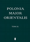 Research paper thumbnail of POLONIA MAIOR ORIENTALIS 2022, T. IX